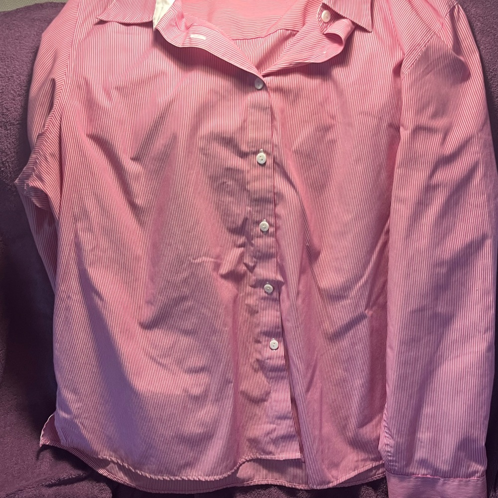 Orvis Pink Striped Shirt
